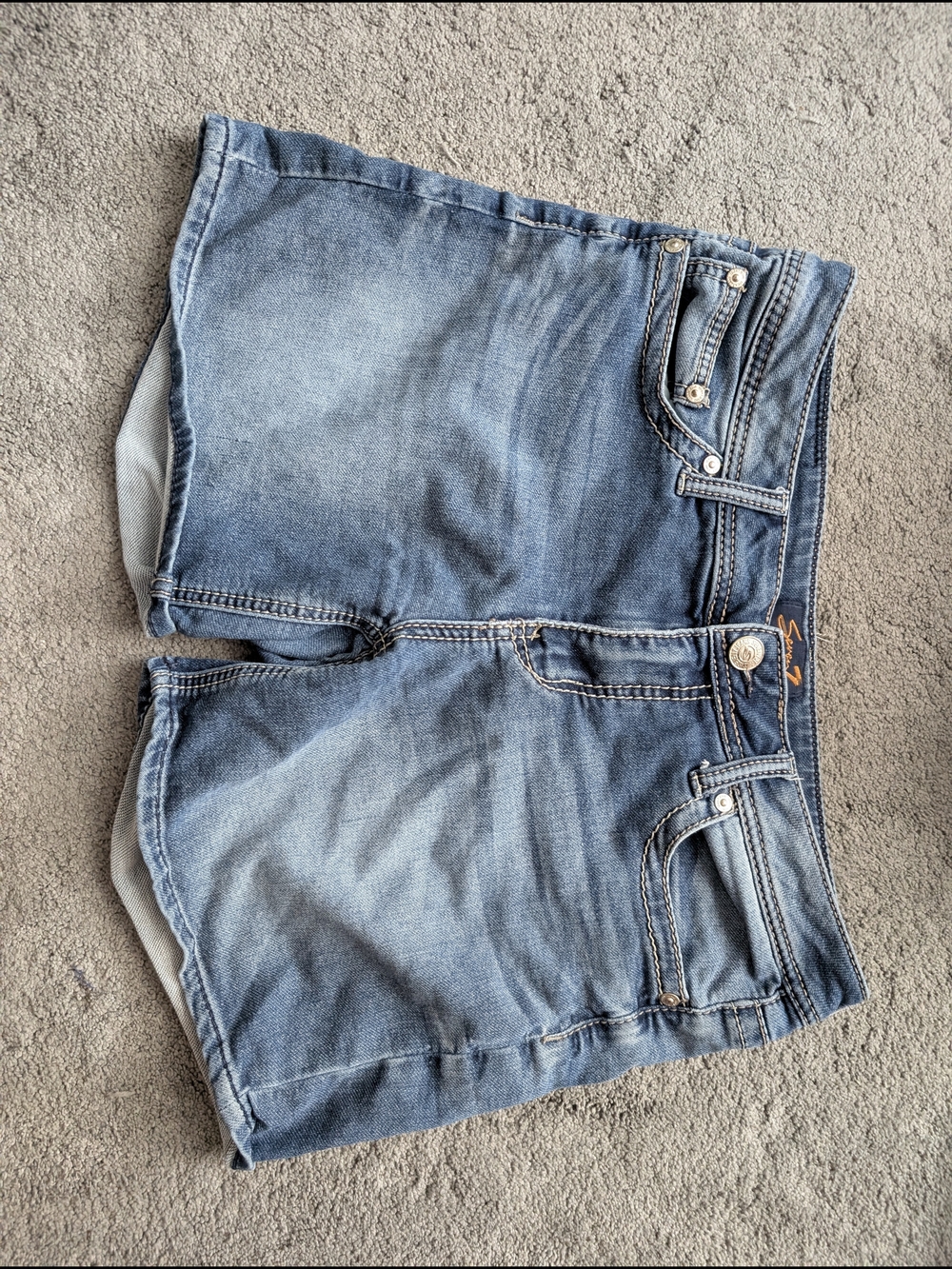 Seven7 Light Blue Denim Jean Shorts